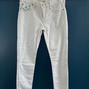 True Religion White Jeans -Women’s Size 30
